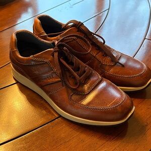 Bugatti Men's Brown Leather Sneakers